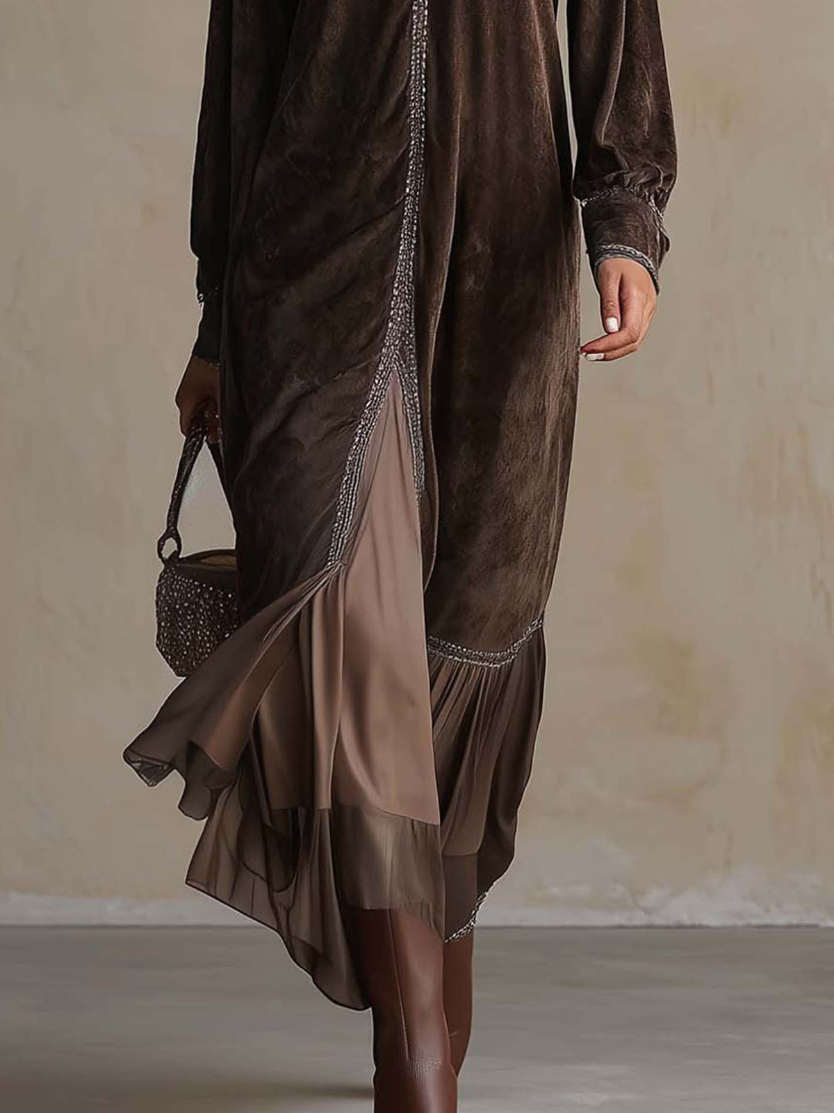 Teodora midi dress back