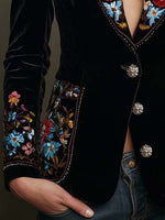 Giulia Floral Embroidered Blazer