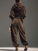 Ivonne Boho Cowl-Neck Top & Wide Pants Set