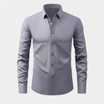 Leonardo Stretch Dress Shirt - Gray