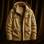 Roberto Fleece-Lined Hooded Work Jacket