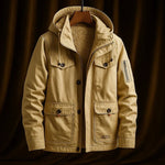 Roberto Fleece-Lined Hooded Work Jacket
