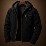 Paolo Sherpa-Lined Hooded Canvas Jacket