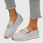 Sofia Chain-Detail Comfort Loafers