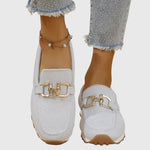 Sofia Chain-Detail Comfort Loafers