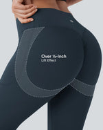 Halara UltraSculpt™ High Waisted Scrunch Butt Lifting Tummy Control Pocket Shaping Training Leggings