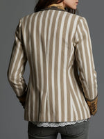 Rosanna Boho Stripe Print-Collar Blazer