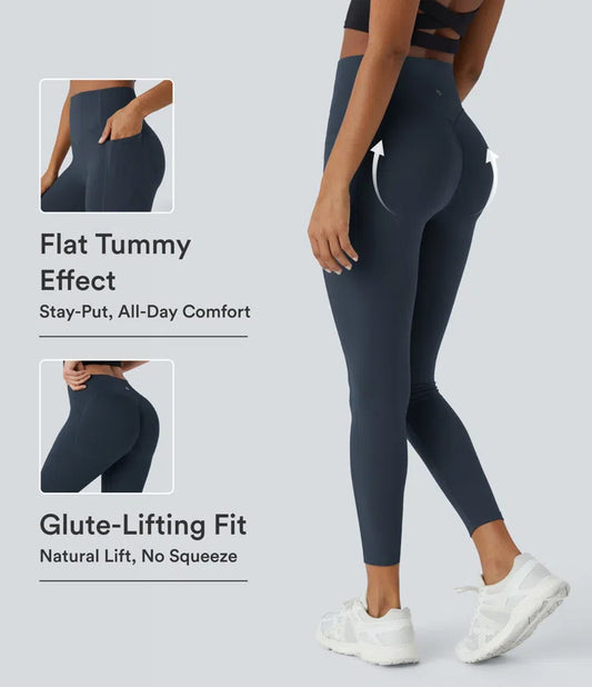 Halara UltraSculpt™ High Waisted Scrunch Butt Lifting Tummy Control Pocket Shaping Training Leggings