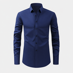 Leonardo Stretch Dress Shirt - Navy