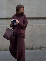 Bianca Oversized Hoodie & Wide-Leg Pants Set