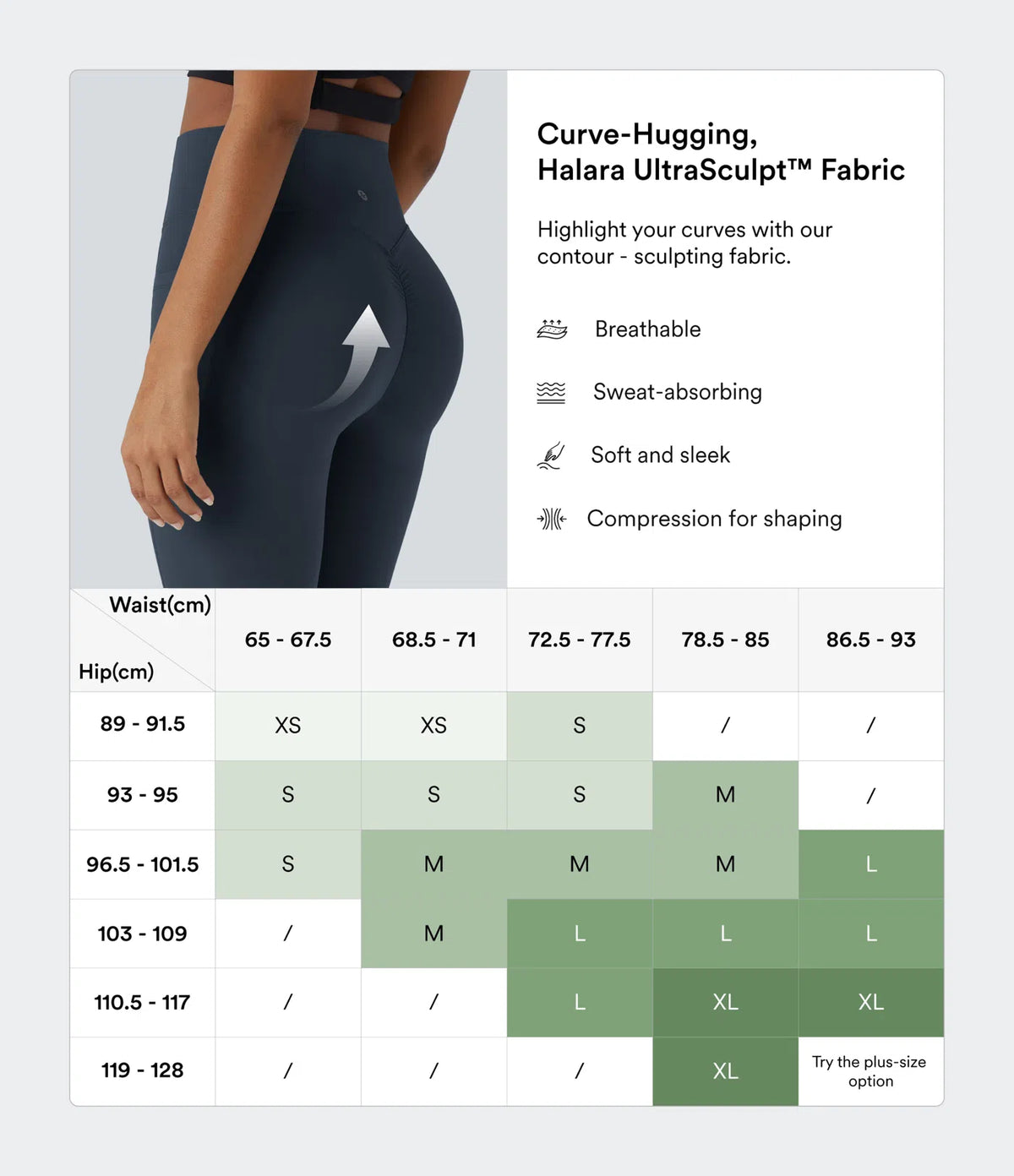Halara UltraSculpt™ High Waisted Scrunch Butt Lifting Tummy Control Pocket Shaping Training Leggings