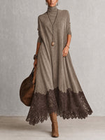Rosalba maxi dress - Taupe