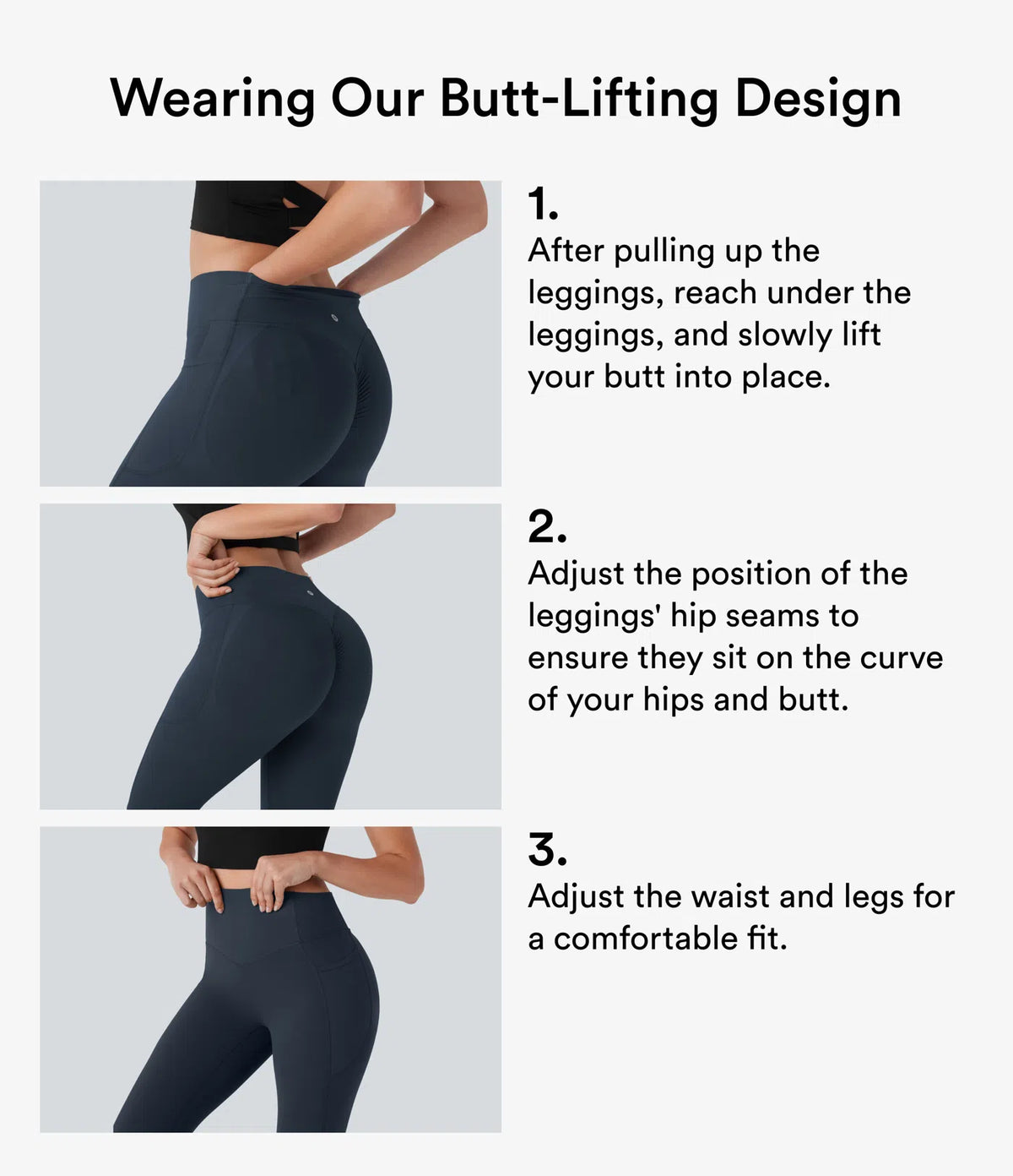 Halara UltraSculpt™ High Waisted Scrunch Butt Lifting Tummy Control Pocket Shaping Training Leggings
