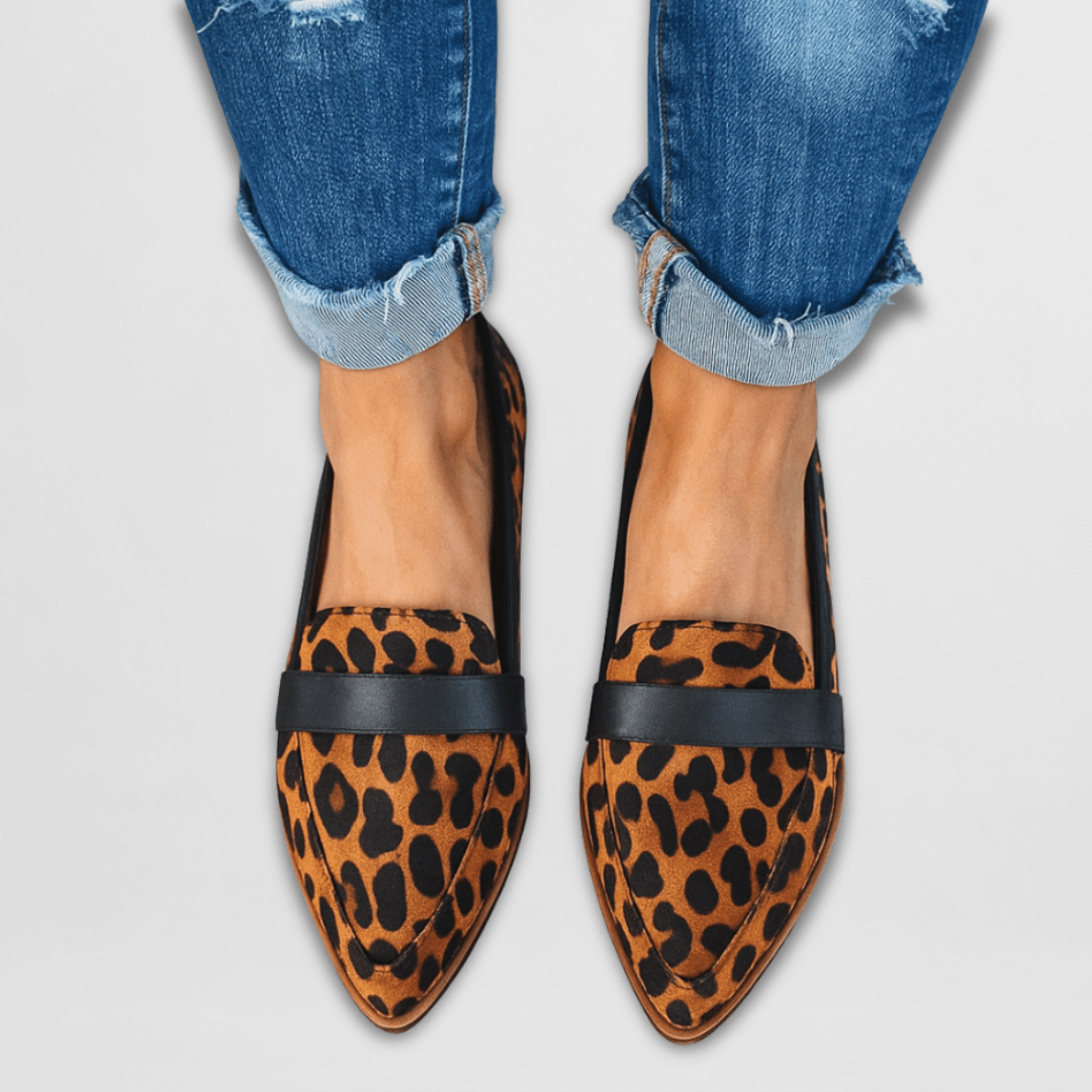 Elena Soft Suede-Look Loafers