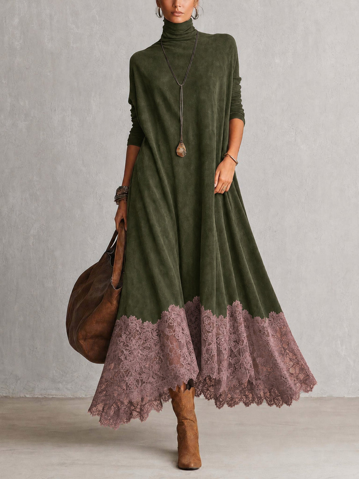 Rosalba maxi dress - Green