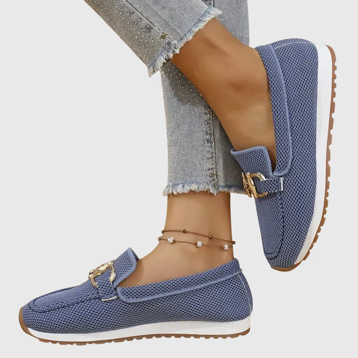 Sofia Chain-Detail Comfort Loafers