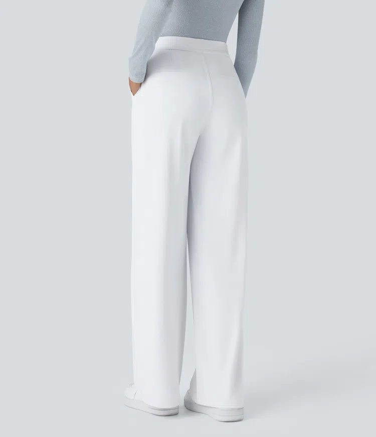Halara Flex™ DayStretch High Waisted Pocket Straight Leg Work Trousers