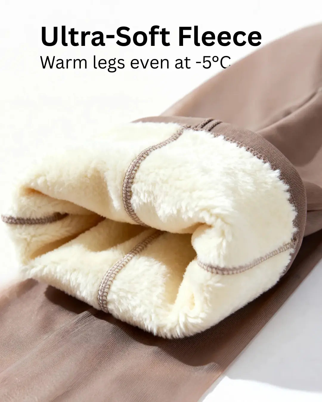 Alba Fleece-Lined Sheer-Look Thermal Tights