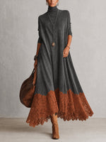 Rosalba maxi dress - Gray