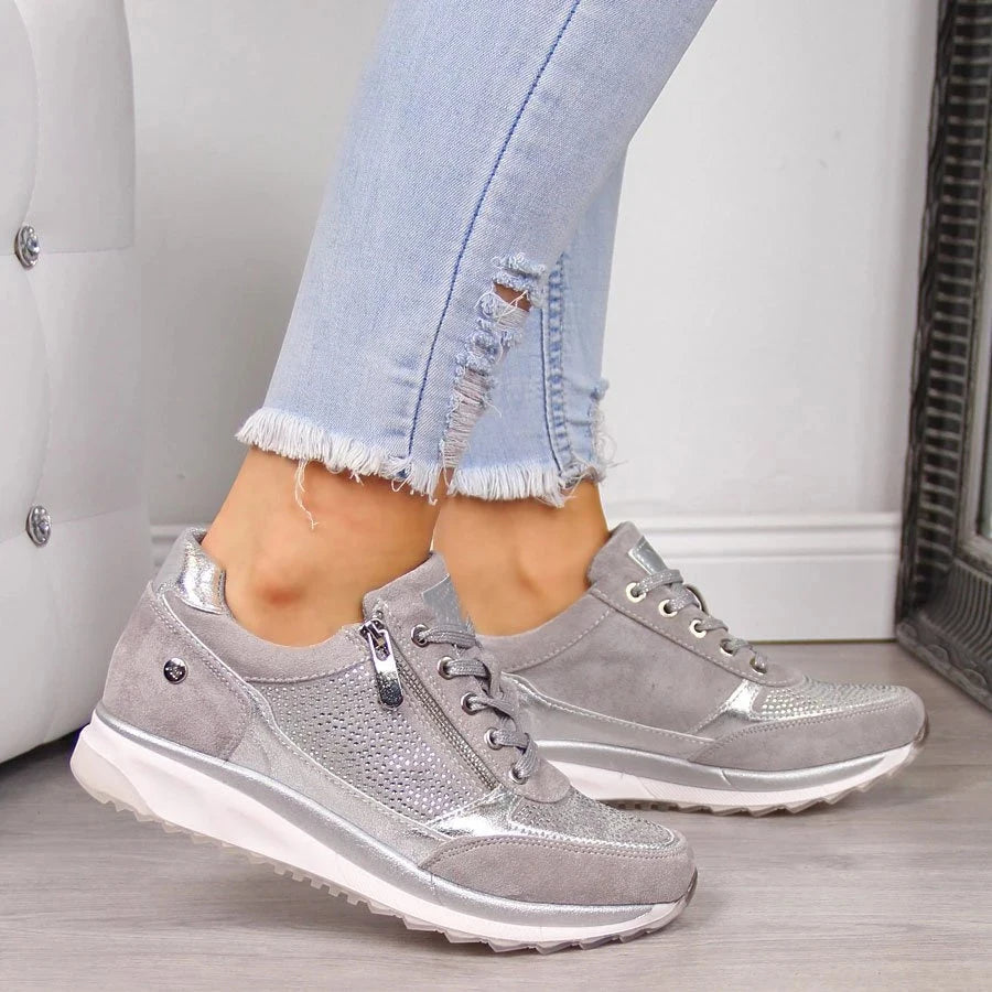 Martina Side-Zip Comfort Sneakers