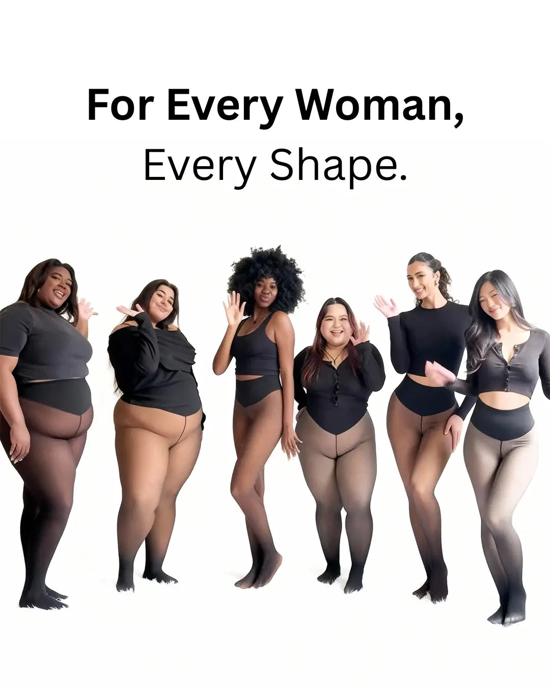 Alba Fleece-Lined Sheer-Look Thermal Tights