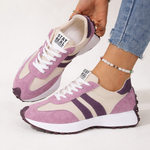 Carlotta Retro Striped Sneakers