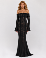 Ethereal Lace Gown Maxi