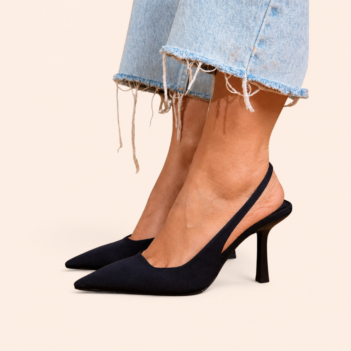 Bella Pointed Slingback Pumps