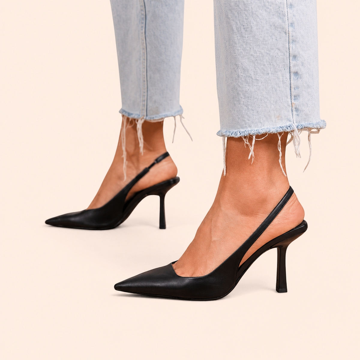 Bella Pointed Slingback Pumps