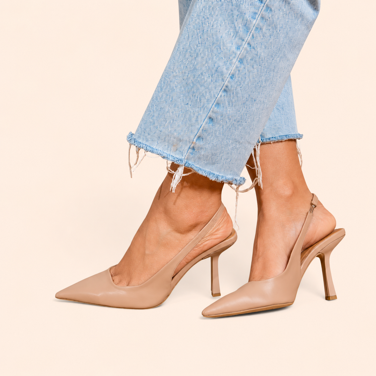 Bella Pointed Slingback Pumps