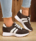 Carlotta Retro Striped Sneakers