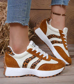 Carlotta Retro Striped Sneakers