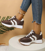 Carlotta Retro Striped Sneakers