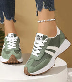 Carlotta Retro Striped Sneakers