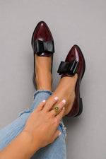 Serena Patent Bow Loafers