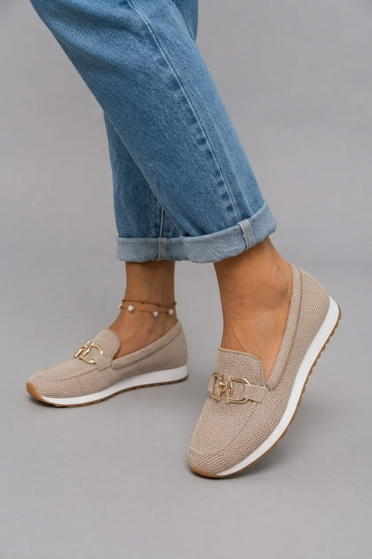 Sofia Chain-Detail Comfort Loafers