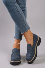 Elsa Platform Penny Loafers