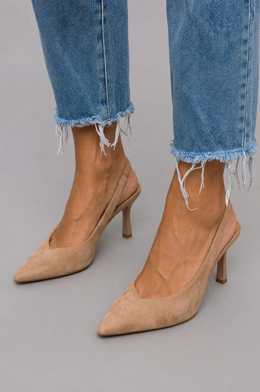 Bella Pointed Slingback Pumps