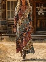Wildflower Boho Maxi Dress