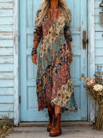 Wildflower Boho Maxi Dress