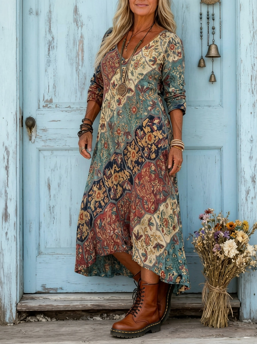Wildflower Boho Maxi Dress