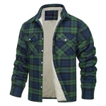 Alberto Sherpa-Lined Plaid Shirt Jacket