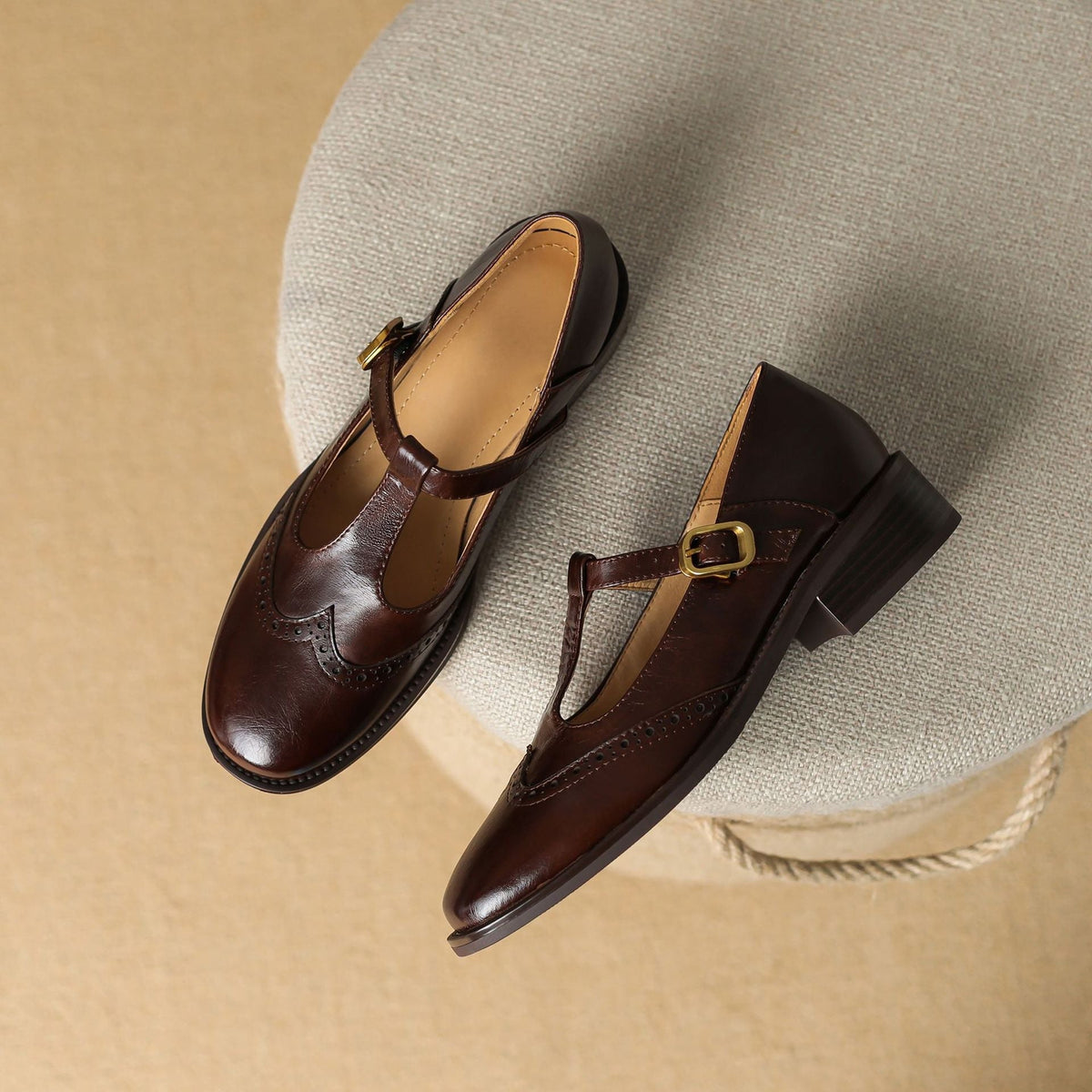 Vintage T-Strap Mary Jane Shoes