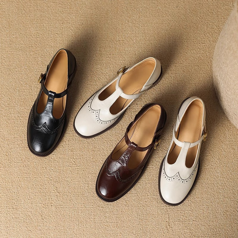 Vintage T-Strap Mary Jane Shoes