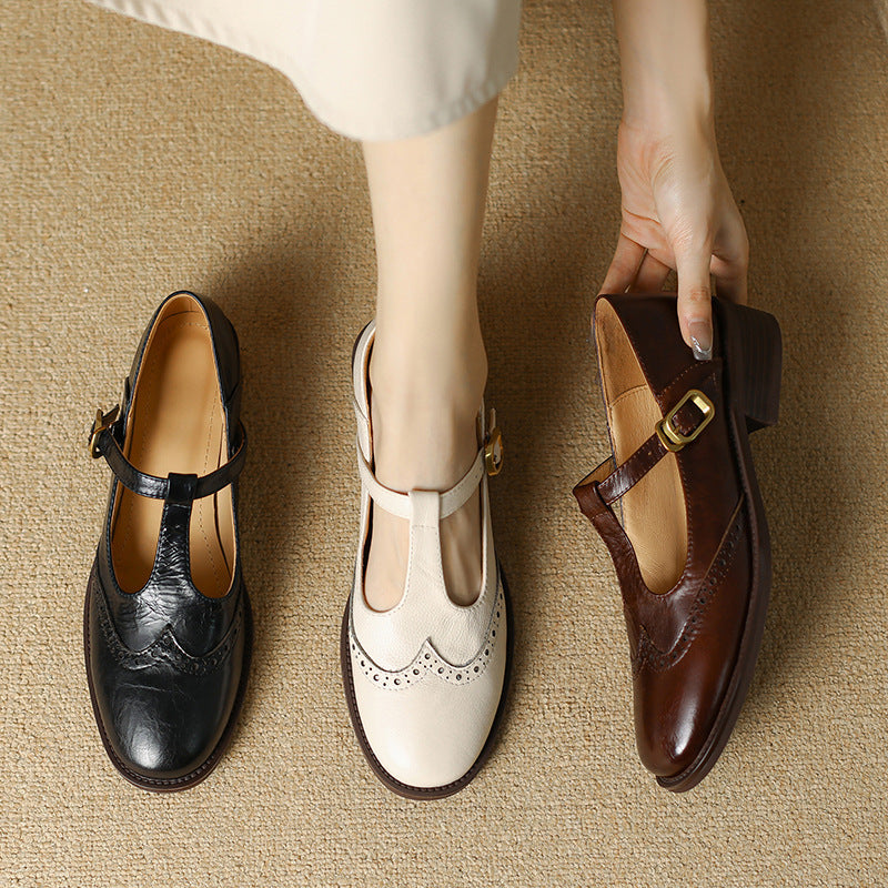Vintage T-Strap Mary Jane Shoes