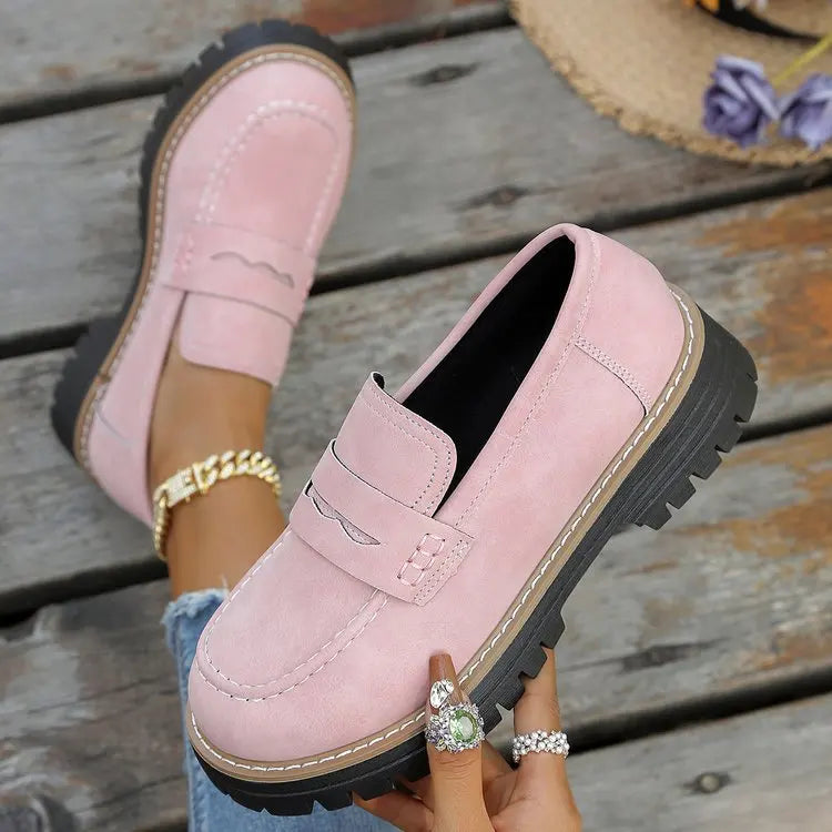 Elsa Platform Penny Loafers