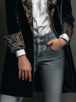 Camilla Fitted Baroque Print Blazer