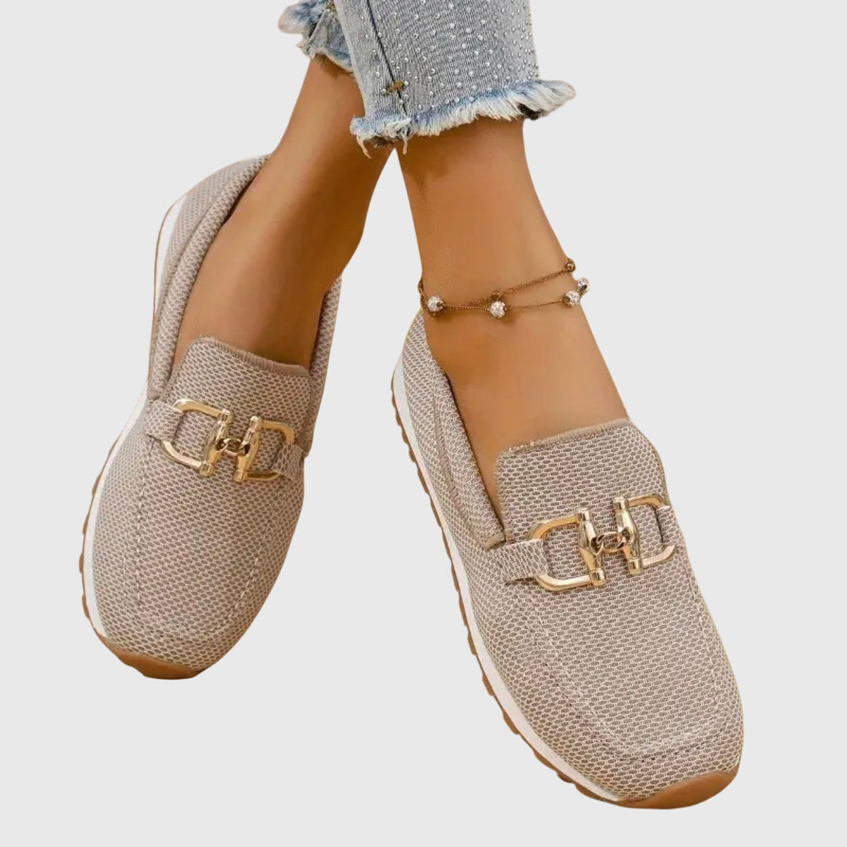 Sofia Chain-Detail Comfort Loafers