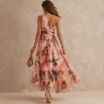 Aurora Floral One-Shoulder Maxi Dress