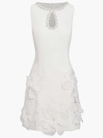 Bettina Floral Appliqué Sleeveless Dress